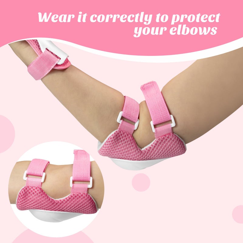 CKE Knee Pads for Kids Knee Pads and Elbow Pads Toddler Protective Gear Set Kids Elbow Pads and Knee Pads for Girls Boys with Wrist Guards 3 in 1 for Skating Cycling Bike Rollerblading Scooter [Upgraded] - Image 4